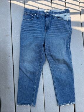 Madewell High-Rise Slim Crop Boyjean